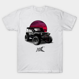 jeep wrangler rubicon black T-Shirt